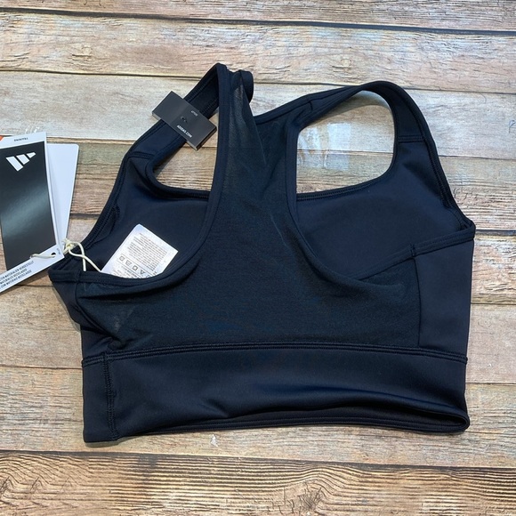 Adidas Power React Medium Support Bra NWT - Picture 3 of 4